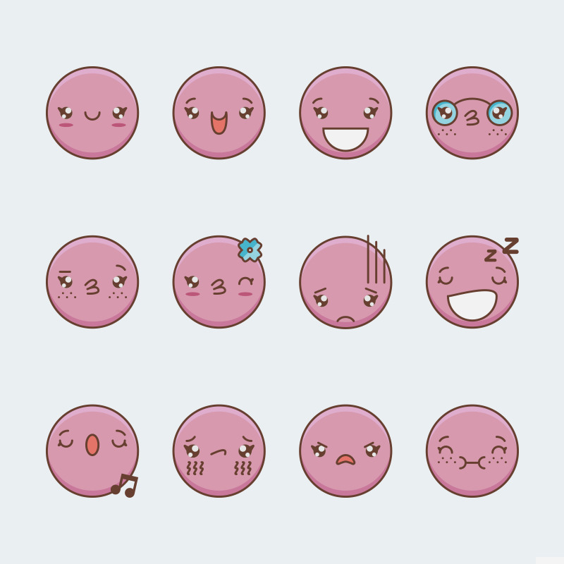 Emotions vector vol.2 Icon Set - Features Image 2
