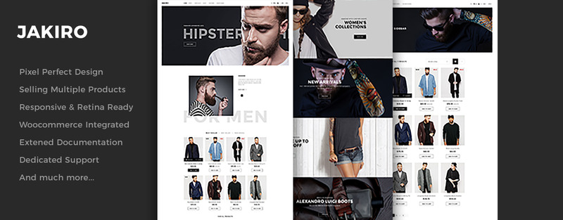 Jakiro - Fashion PSD Template - Features Image 1
