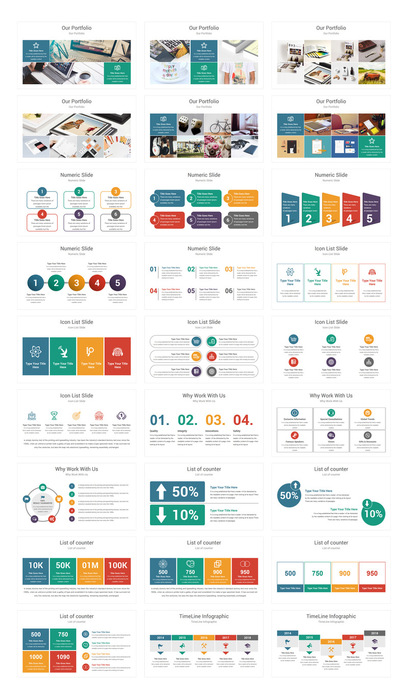 Simply - PowerPoint template #67463 - TemplateMonster