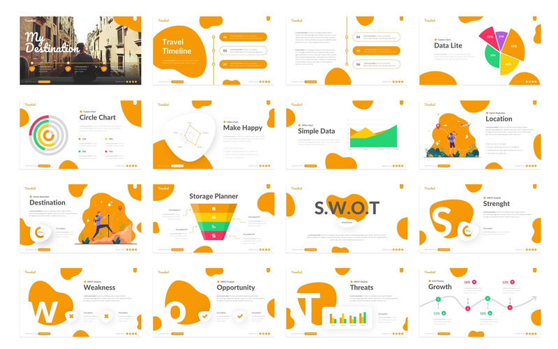 Travelast – Праздничная презентация Шаблон PowerPoint - Features Image 3