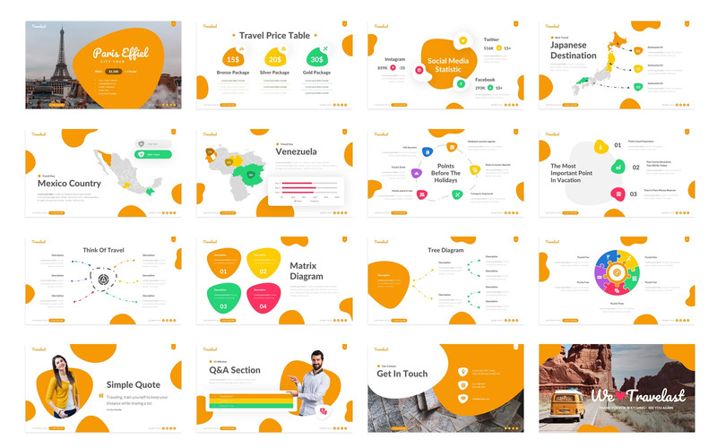 Travelast – Праздничная презентация Шаблон PowerPoint - Features Image 4