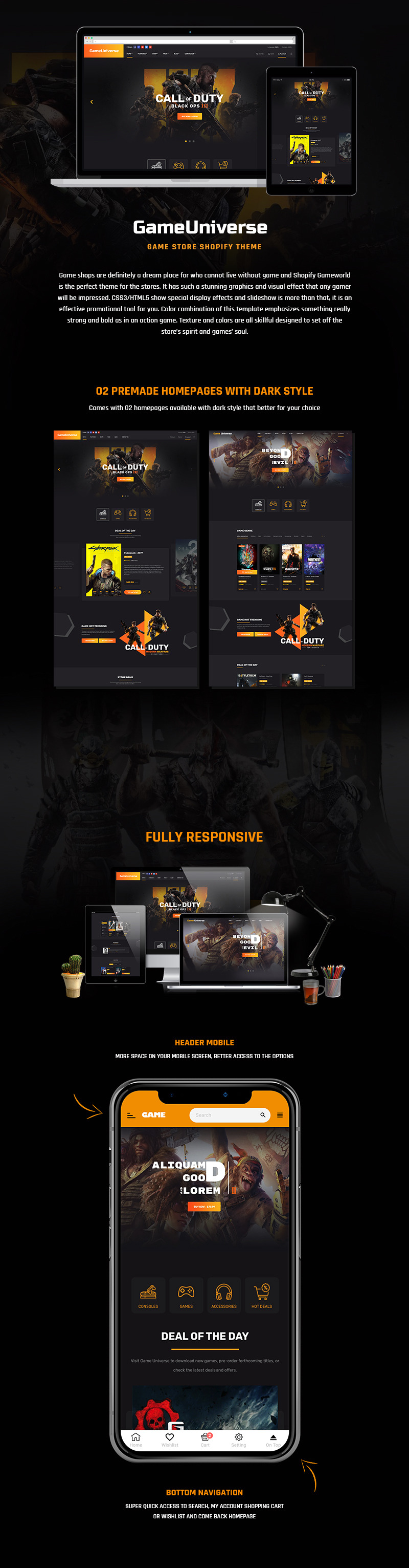 GameUniverse | Game Store Shopify Theme - TemplateMonster