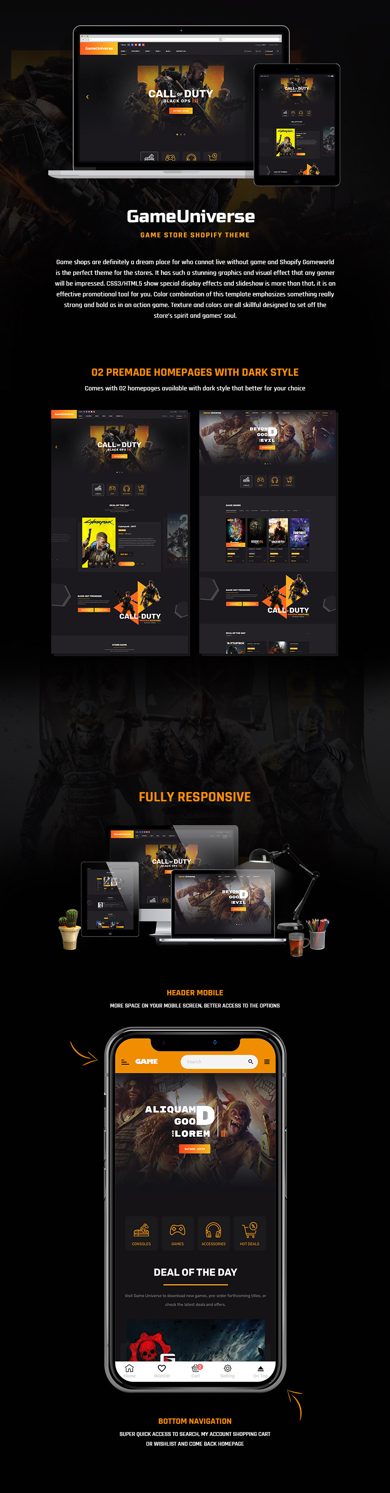 GameUniverse | Game Store Shopify Theme