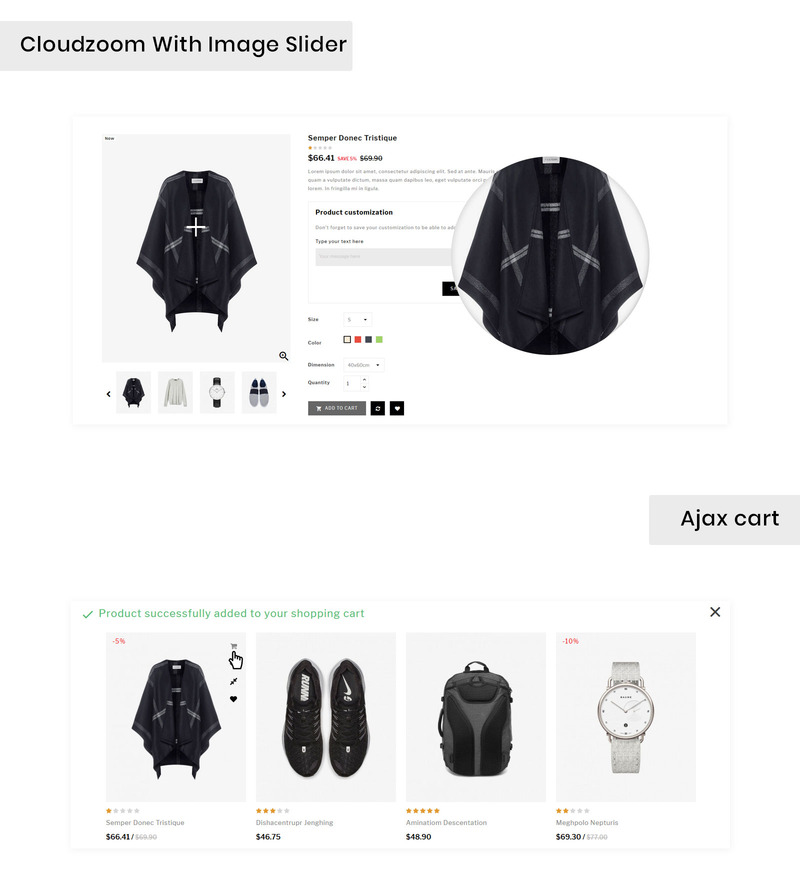 Tranzo Fashion Accessories Store PrestaShop Theme - Features Image 3