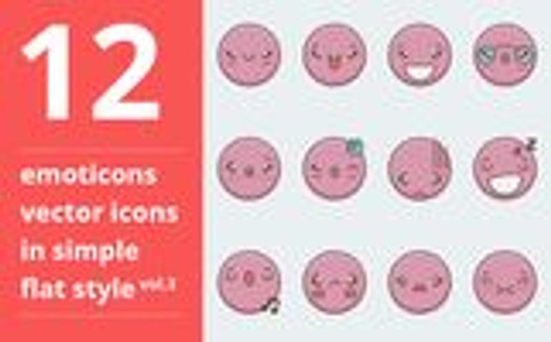 Emotions vector vol.3 Icon Set - Features Image 1