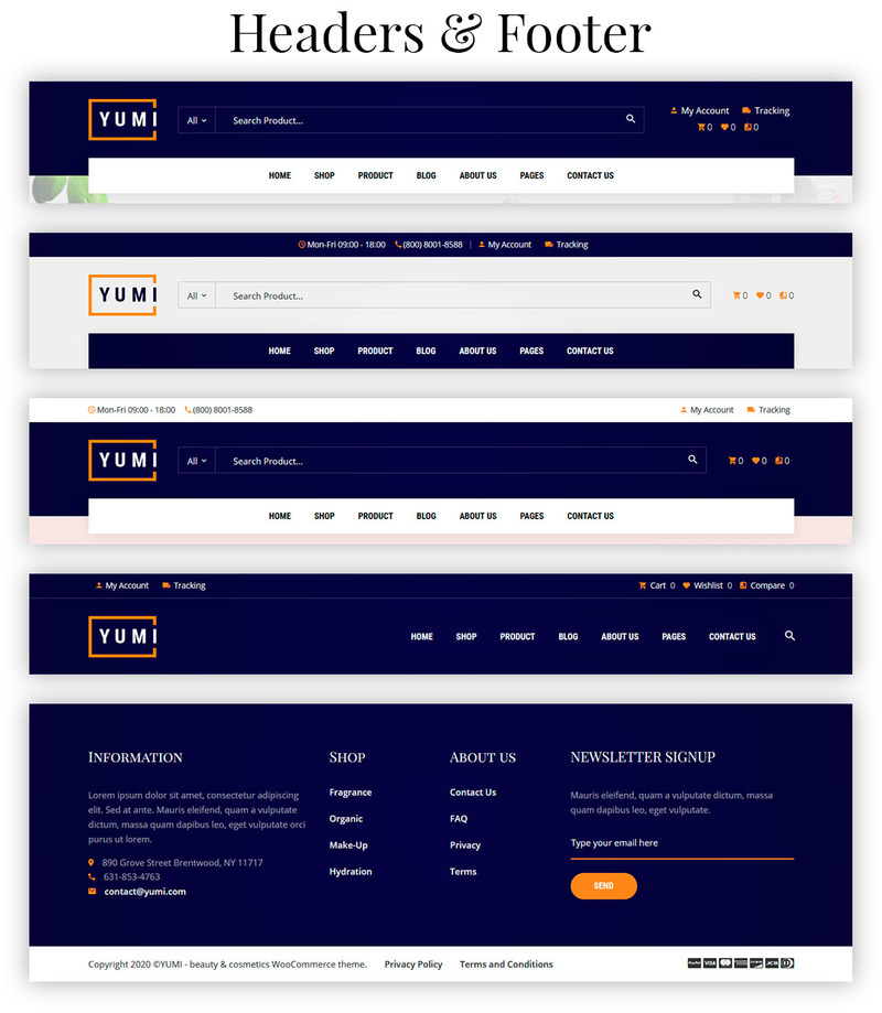 Yumi - beauty & cosmetics WooCommerce Theme - Features Image 4
