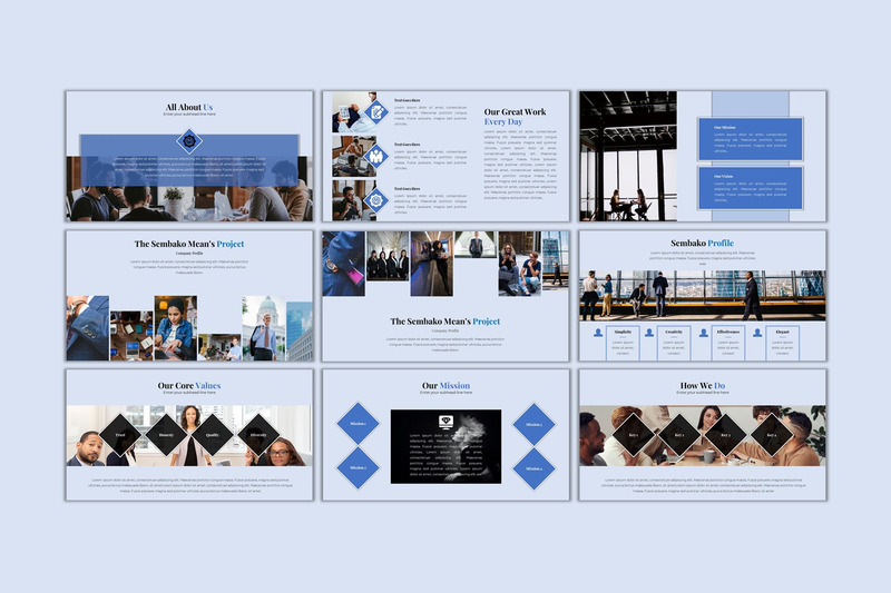 Sembako - Modello PowerPoint aziendale creativo - Caratteristiche Immagine 2