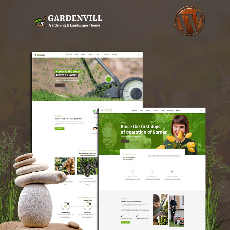 Gardenvill | Gardening & plantation WordPress Theme - Features Image 1