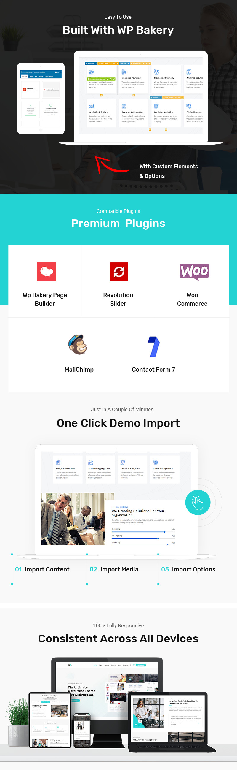 Elic - Creative Multi-Purpose WordPress Theme - Features Image 2