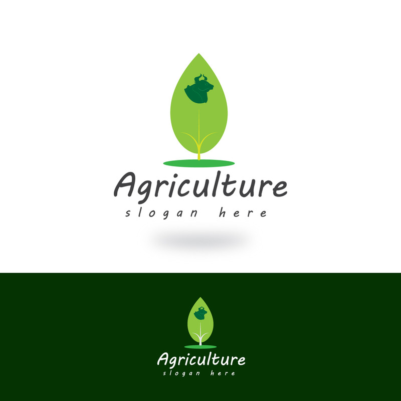 Modèle de logo de l'agriculture - Caractéristiques de l’image 1