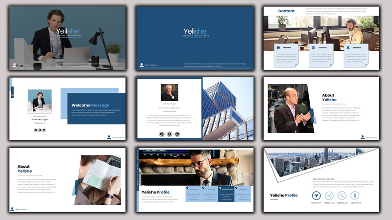 Yelishe - Corporate Law Services PowerPoint Template - Features Image 2