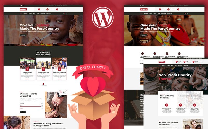 Nonya - Nonprofit WordPress Theme - Features Image 1