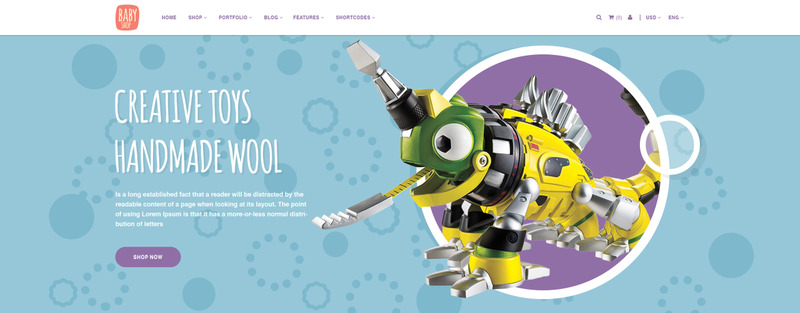 Baby Shop - Baby Store PSD Template - Features Image 1