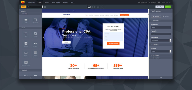 CPA NY - Accounting Firm Moto CMS 3 Template - Features Image 2
