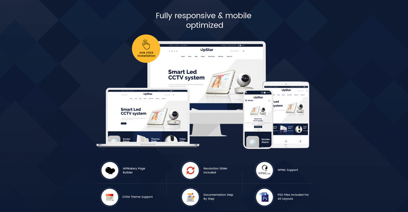 Tema WooCommerce UpStar Multipurpose Store #68875 - Imagen de características 2