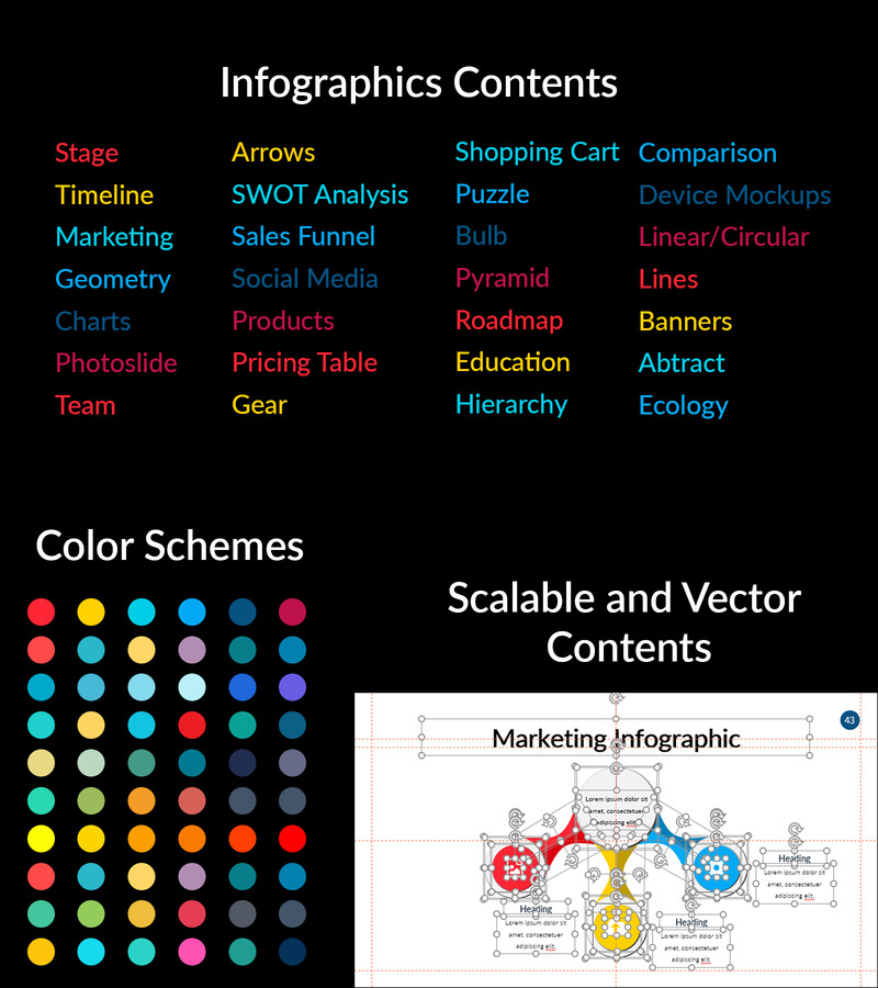 GS Infographic v2.0 PowerPoint template - Features Image 2