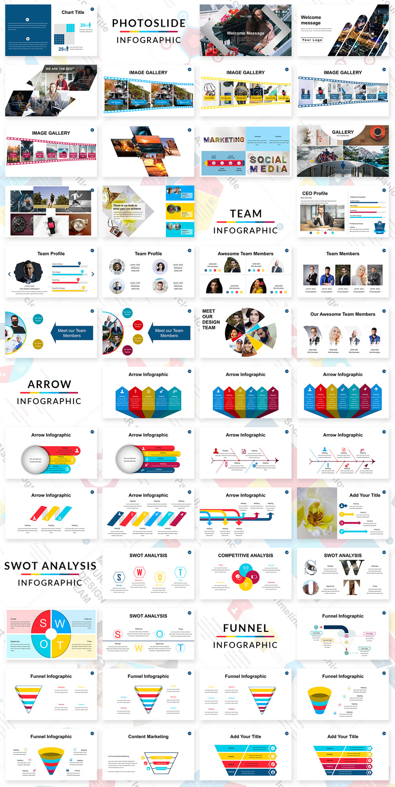GS Infographic v2.0 PowerPoint template - Features Image 6