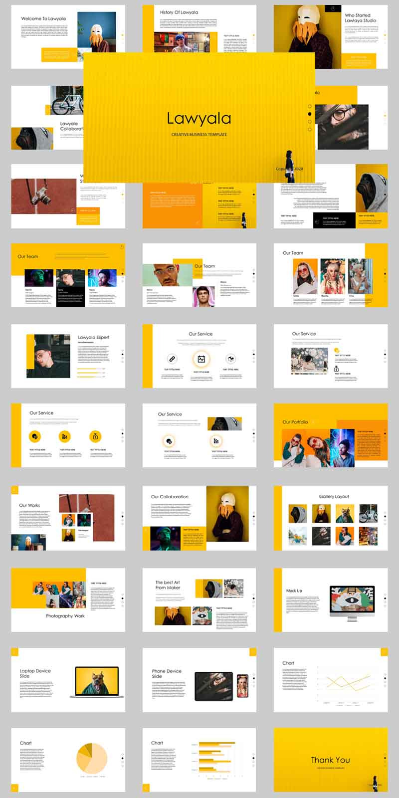 Lawyala – Creative Business PowerPoint Template - Features Image 1