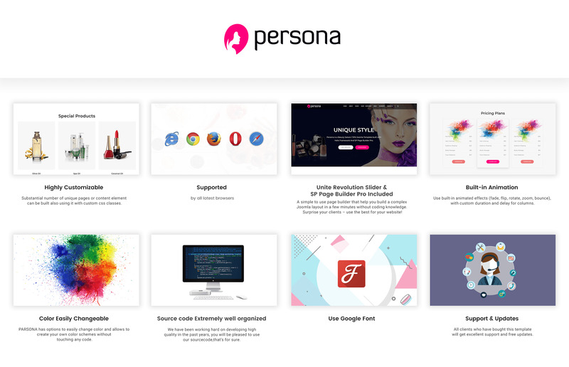Persona- Beauty Salon & Spa Joomla Template - Features Image 1
