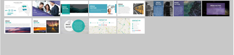 Multipurpose Bundle 2 in 1 PowerPoint template - Features Image 13