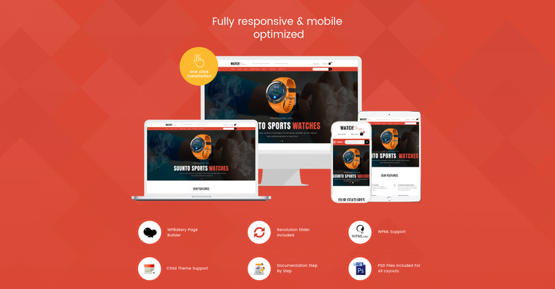 WatchOver - Single Product WooCommerce Theme - Features Image 1