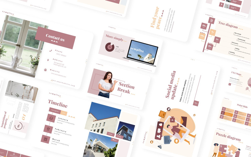 Презентация Semplice Real Estate Шаблон PowerPoint - Features Image 4