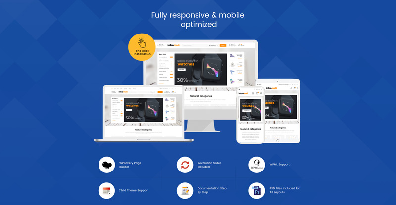 Intromall - Mega Store WooCommerce Theme - Funktionsbild 2