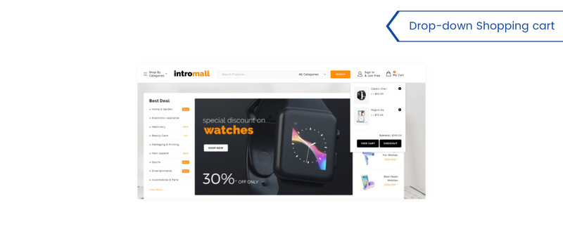 Intromall - Mega Store WooCommerce Theme - Funktionsbild 6