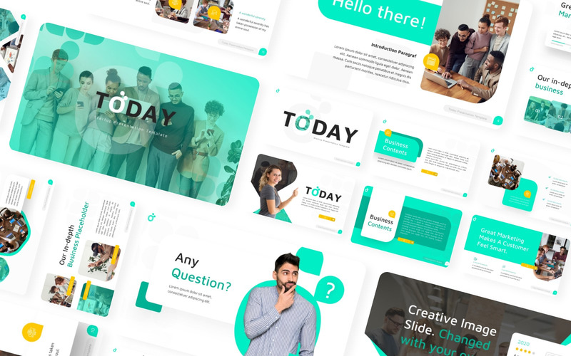 Idag Business Presentation PowerPoint-mall - Features Image 2