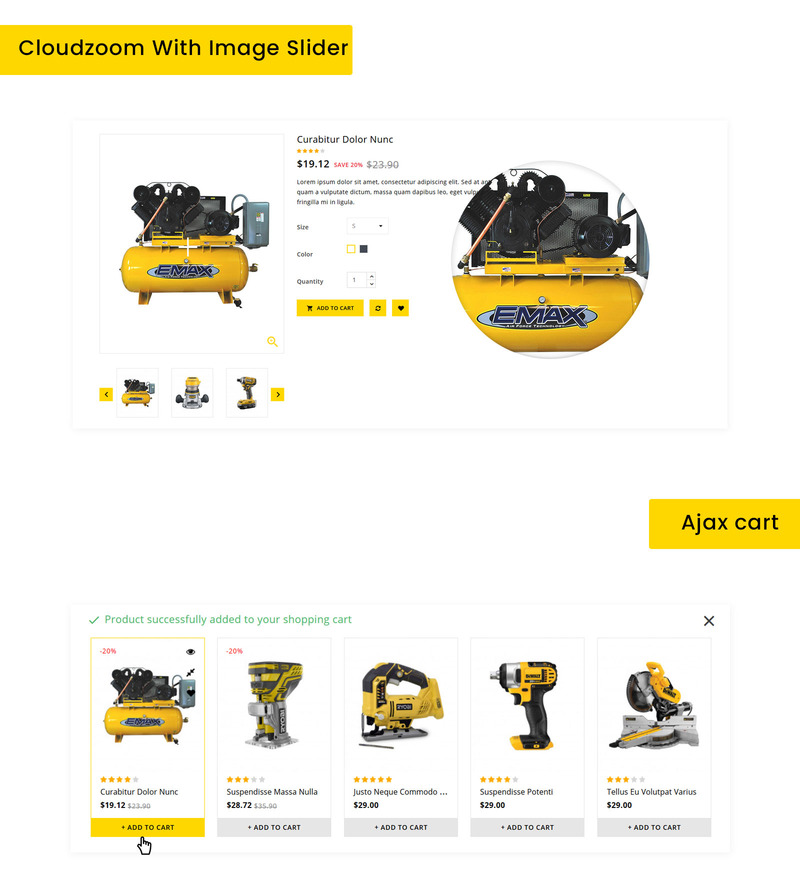 Tema De PrestaShop Toolrix - Tools Store #114151 - Imagen de características 3