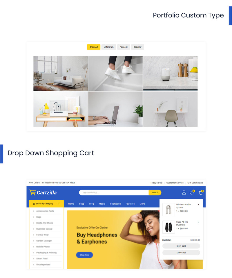 Cartzilla - Multipurpose Responsive WooCommerce Thema №114015 - Eigenschappen Afbeelding 4