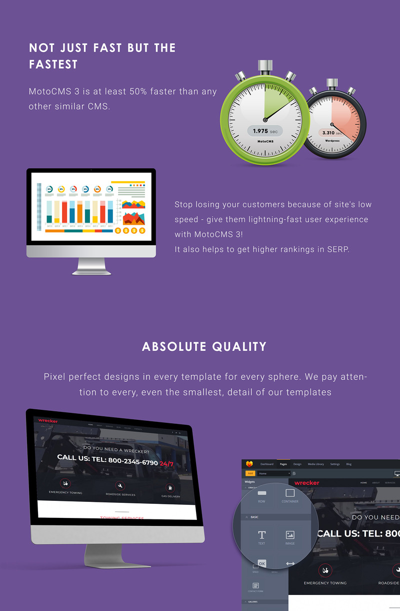 Wrecker - Auto Towing Moto CMS 3 Template - Features Image 4