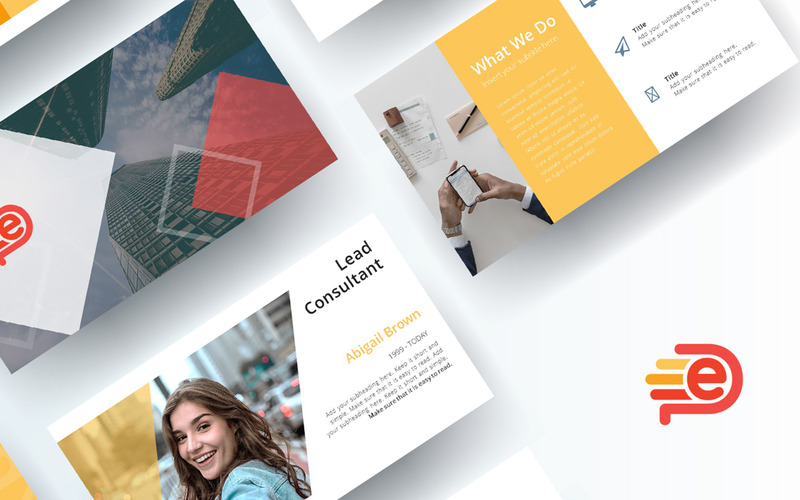 Modelo de PowerPoint de consultor gratuito - Features Image 1