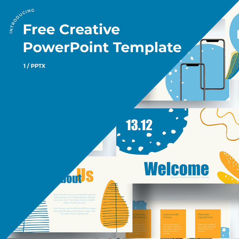Free Creative PowerPoint template - Features Image 1