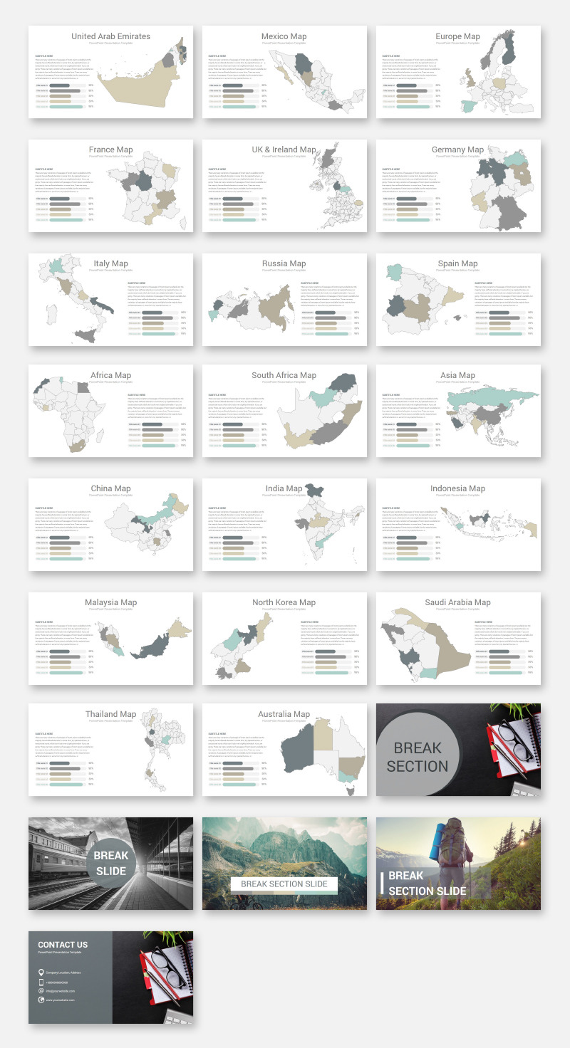 Plantilla de PowerPoint - negocio inteligente - Imagen de características 6