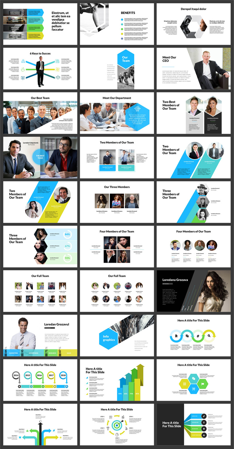 Yes - PowerPoint template #64981 - TemplateMonster