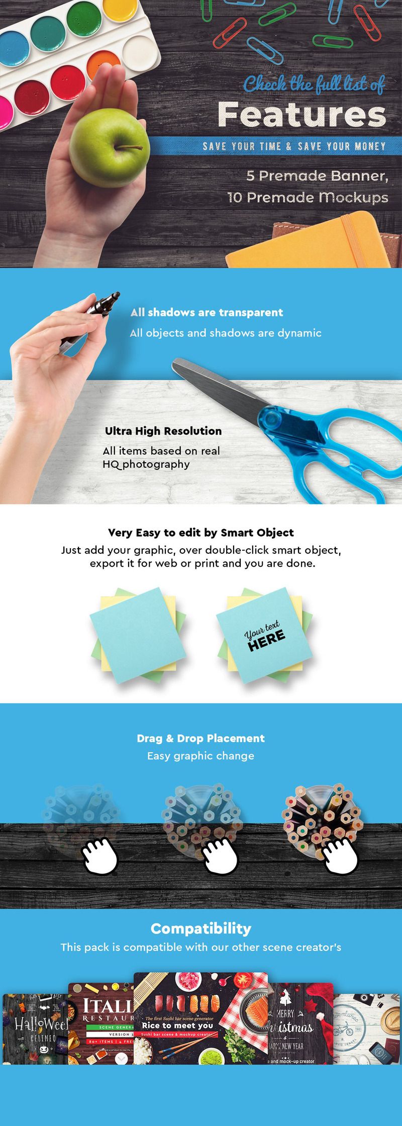 Back to School - Scene Generator Product Mockup - Features Image 3