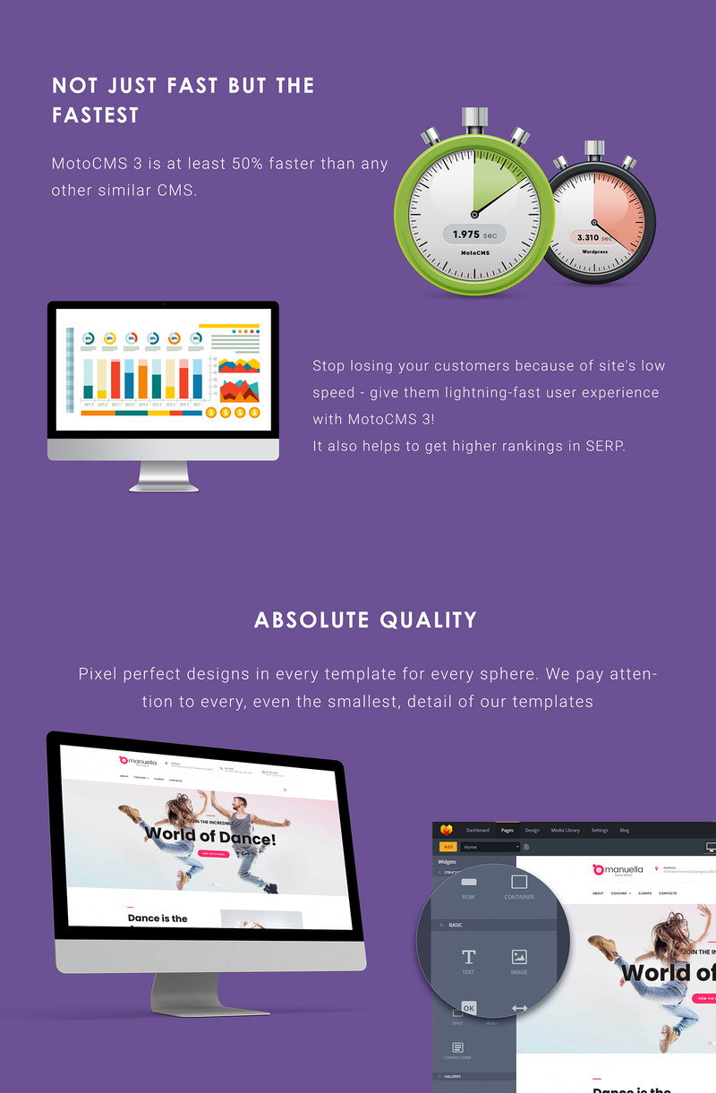 Emanuella - Dance School Moto CMS 3 Template - Features Image 4