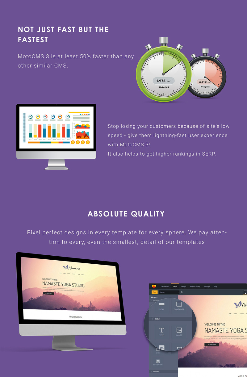 Namaste - Yoga Classes Moto CMS 3 Template - Features Image 4