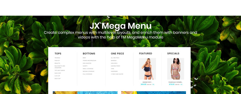 Vente - Магазин купальных костюмов Clean Bootstrap Ecommerce PrestaShop Theme - Features Image 8
