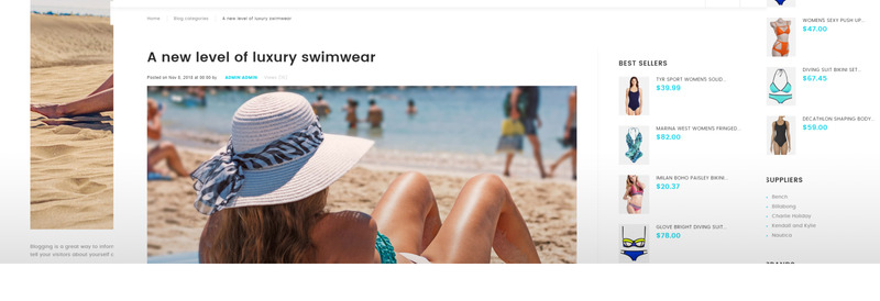 Vente - Магазин купальных костюмов Clean Bootstrap Ecommerce PrestaShop Theme - Features Image 12