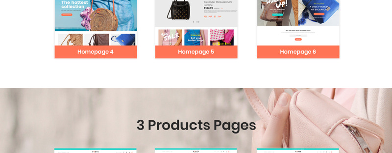 Vente - Магазин сумок Clean Bootstrap Ecommerce PrestaShop Theme - Features Image 5