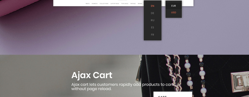 Vente - Магазин сумок Clean Bootstrap Ecommerce PrestaShop Theme - Features Image 9