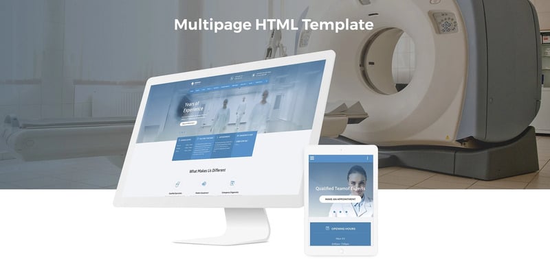 Medina - 诊断中心多页 HTML 网站模板 - Features Image 2