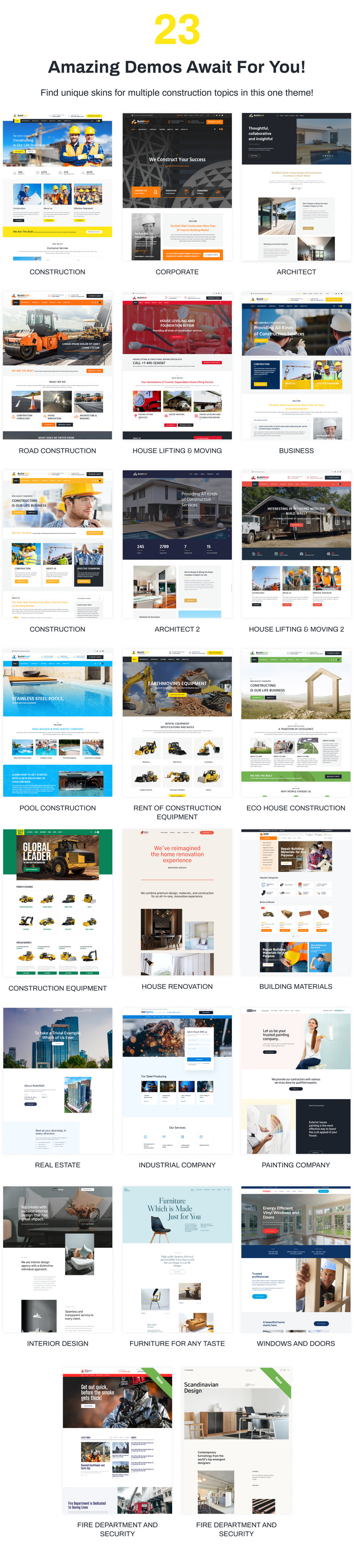 BuildWall - Construction Company Multipurpose WordPress Theme - Features Image 2