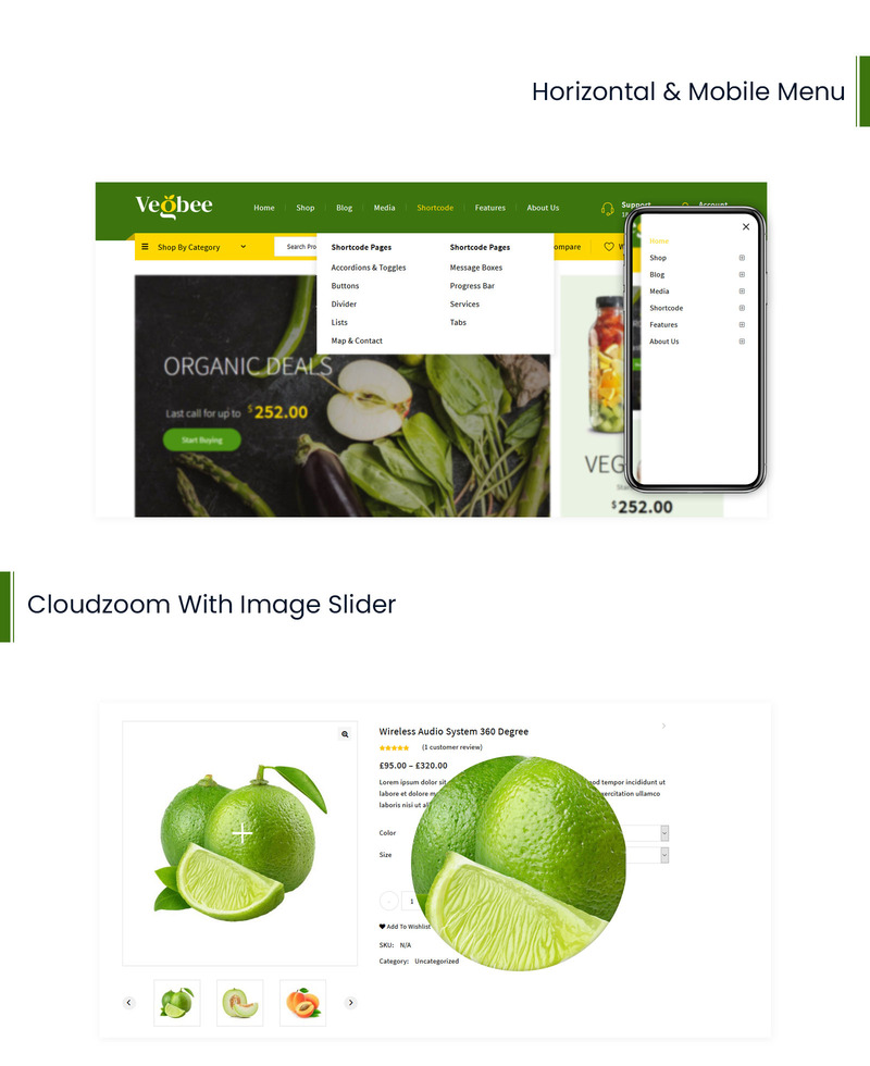Vegbee - Vegetable and Grocery WooCommerce Theme - Features Image 2