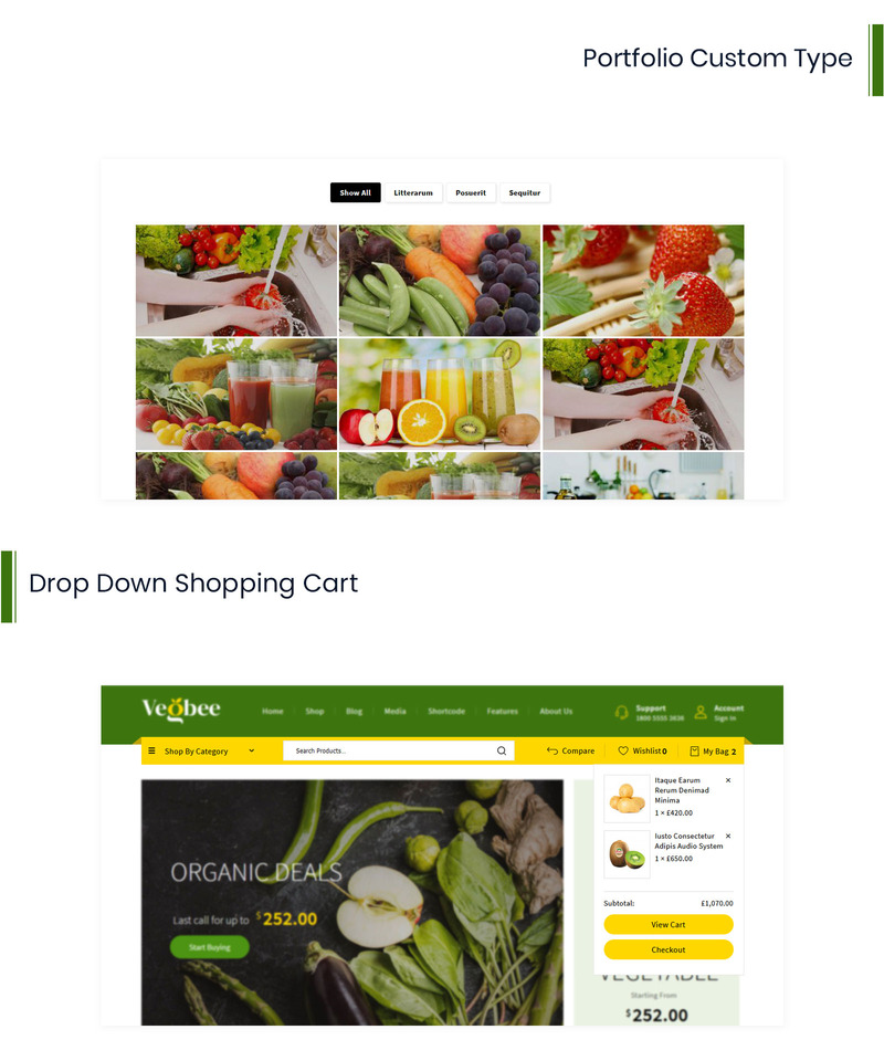 Vegbee - Vegetable and Grocery WooCommerce Theme - Features Image 4