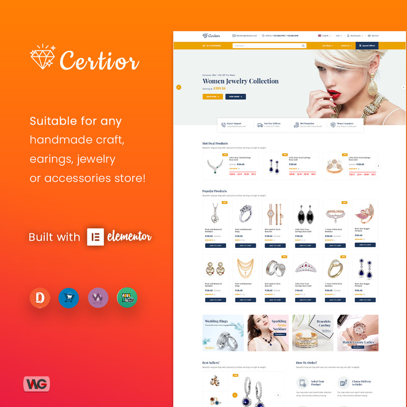 Certior - Jewelry Store Elementor WooCommerce Theme - Features Image 1