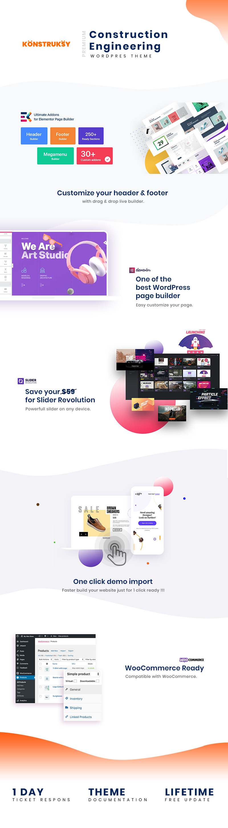 Konstruksy - Construction Engineering WordPress Theme - Features Image 1