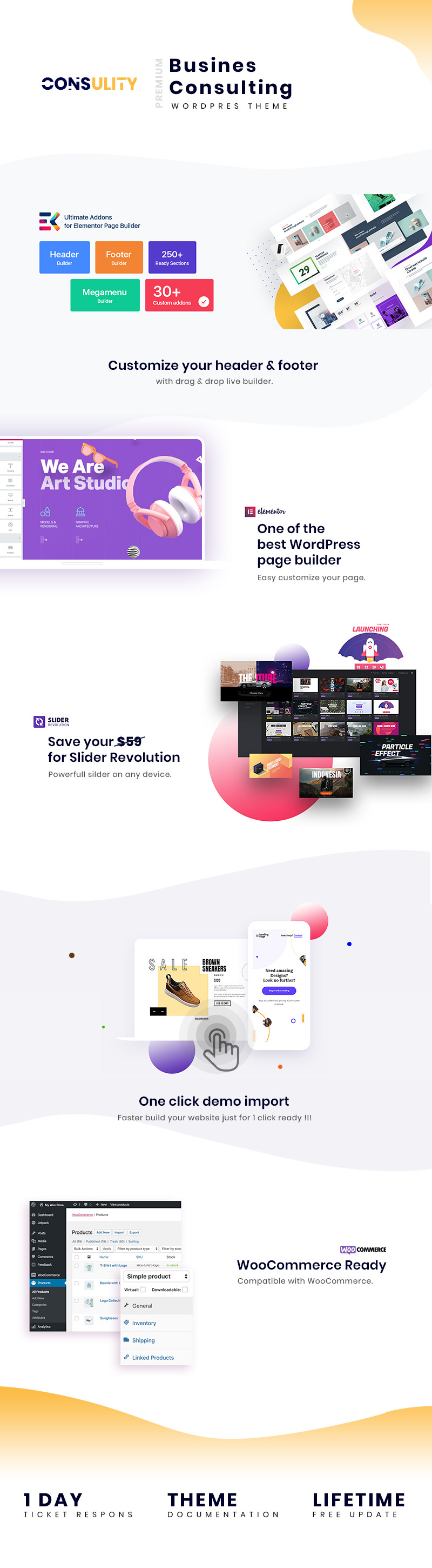 Consulity - Business Consulting WordPress Theme - Features Image 1